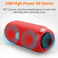 Portable Speaker Wireless  Bluetooth-compatible Subwoofer Outdoor Waterproof Loudspeaker Stereo Surround Support FM RadioTF