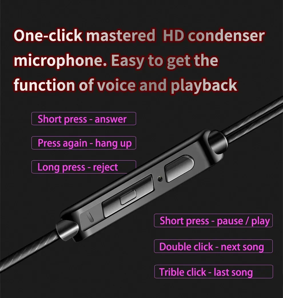 Genuine QKZ AK6 Gaming Headset Gamer Headphones 3.5mm Cable Ear Phones Noise Reduction Hands Free Wired Earphones For Sports