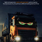 USB Dynamic Devil Eyes Light Car Windshield Dynamic LED Matrix Panel Screen Light for Car Truck Window Decor Lighting 11 Modes