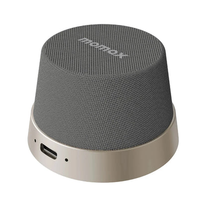 MOMAX 1-Vibe Go Magnetic Portable True Wireless Speaker Phone Stand IPX6 Waterproof Protection Long Play Time High Quality