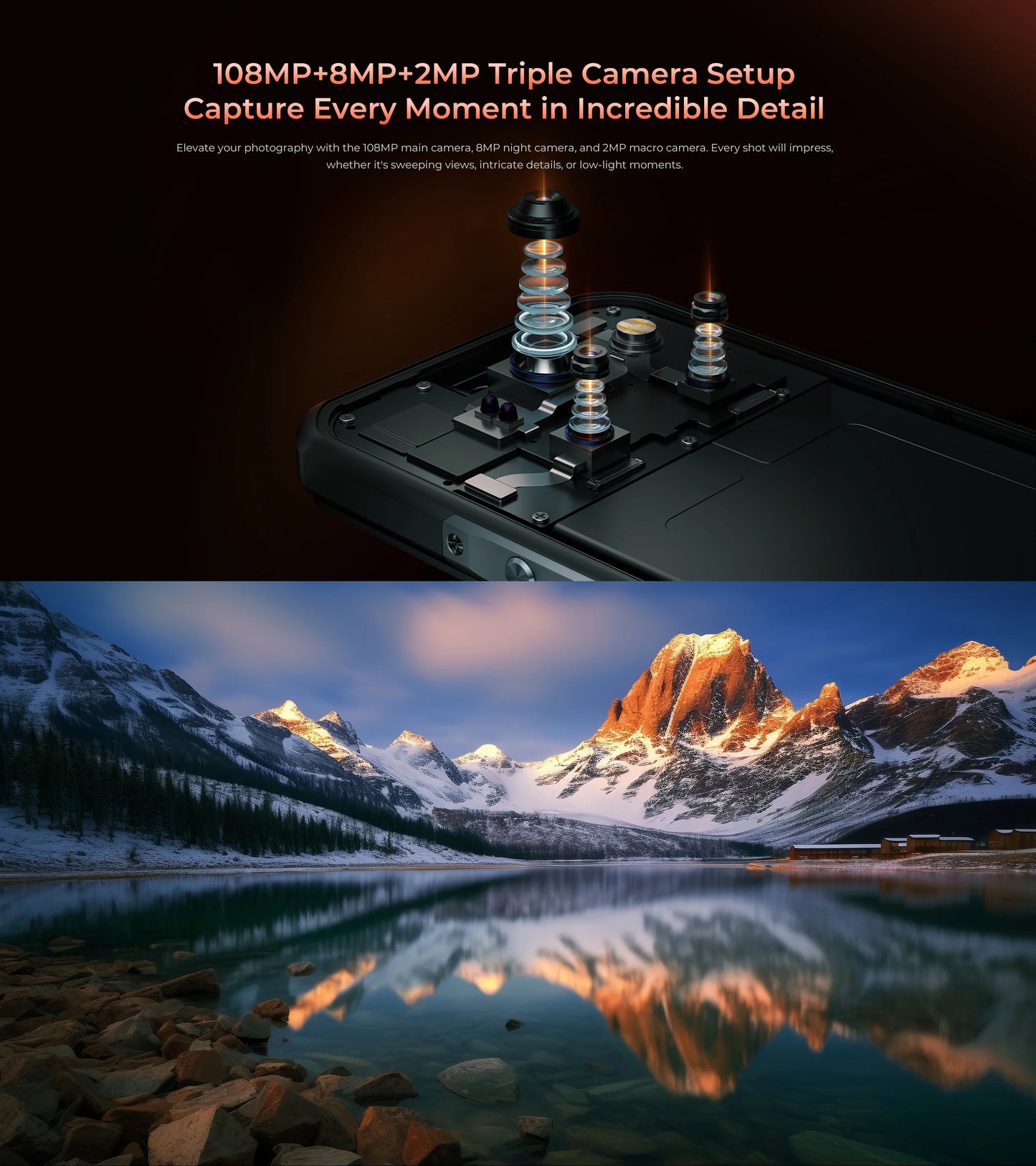 【World premier】Oukitel WP55 Pro 5G Rugged Smartphone 48GB(16+32) +512GB 11000mAh 33W  108MP 6.6"  FHD+ Cell Phone