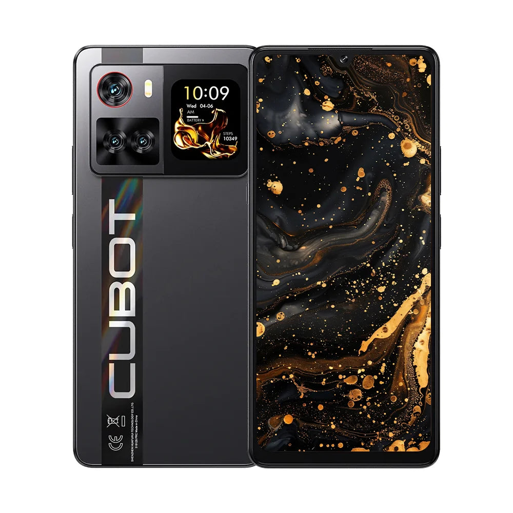 NEW Cubot X100 Android 15 Smartphone Dimensity 7025 5G 1.72" Rear Display 64MP Main Camera 5100mAh Battery 33W Fast Charging NFC