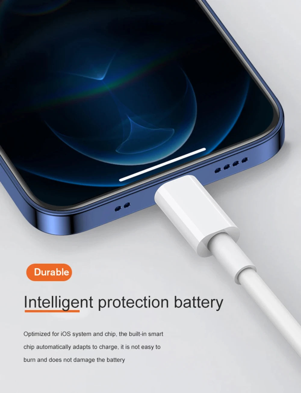 20W PD USB to Lighting USB C to Lighting Fast Charger Cable For Apple iPhone 14 13 12 11 Pro Max X XR Plus iPad Data Sync Line