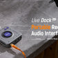 Synido Live Dock A10/A20 Audio Adapter with USB-C Music Recording Portable Audio Interface for iPhone Android Phones PC computer