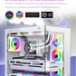 UPSIREN UF-1 PRISM 4 PRO Computer Chassis Fan 12cm ARGB 4 Pin PWM Quiet Cooling Fan 12V Large Air Volume 45.2CFM/600-1500RPM