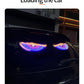USB Dynamic Devil Eyes Light Car Windshield Dynamic LED Matrix Panel Screen Light for Car Truck Window Decor Lighting 11 Modes