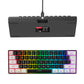 New 61keys Wired White Black Keyboard RGB Gaming Mouse Office Kit Backlight Keyboard and Mouse Combos for PUBG Gamer