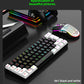 Keyboard and mouse sets 60% RGB gaming with keyboards mouse combo pc kit gamer backlit mini 61 keys computer wired set key board