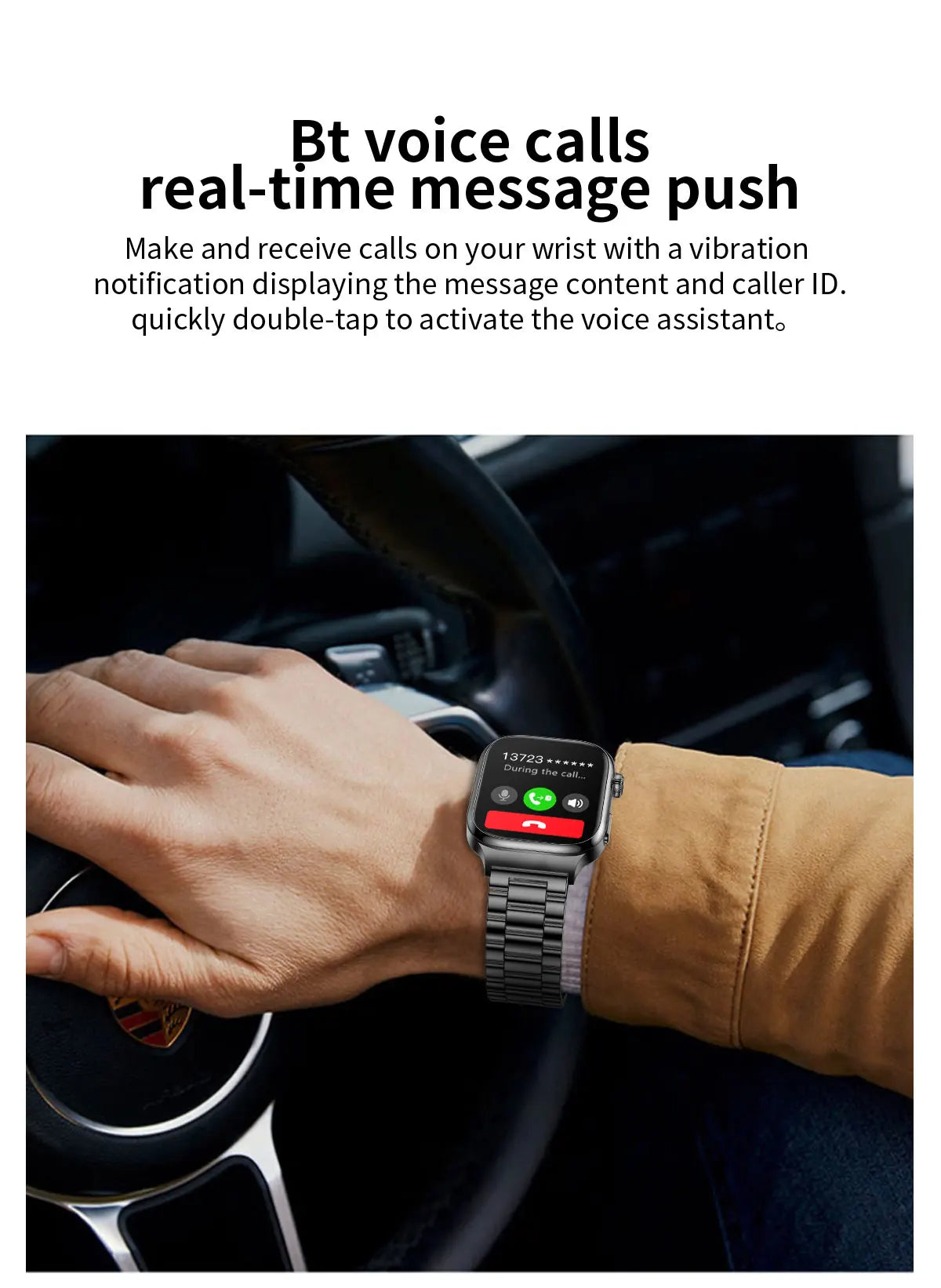 2025 New Smart Watches For man Health ECG+HRV Blood Oxygen Uric Acid Fitness Sport Tracker Watch body fat Sleep Call Smartwatch