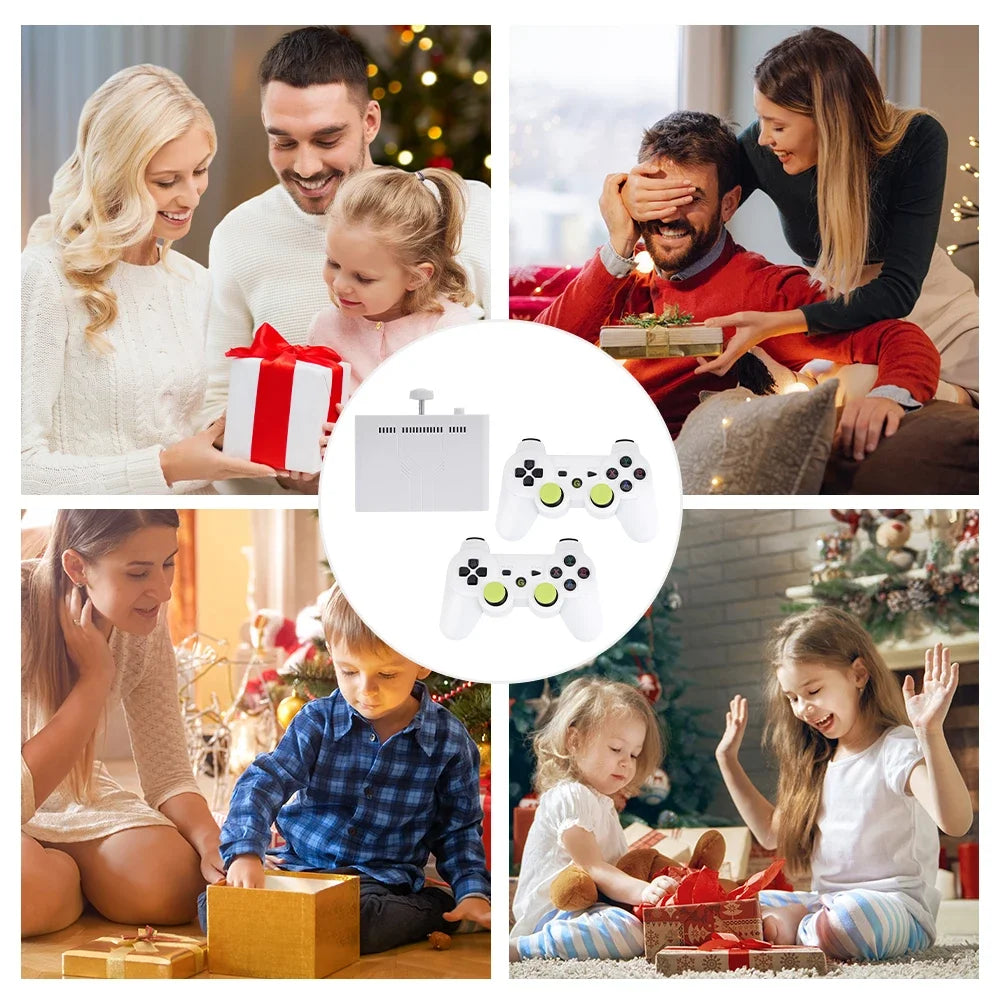 Y7 Video Game Console Linux System 64G/128G/256G Built 12000 Games Rechargeable Wireless Handle Video TV Game Stick Plug & Play