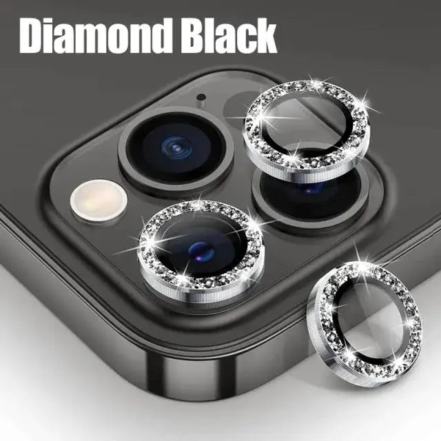3PCS Camera Lens Protector For iPhone 16 15 14 Pro Max Plus Metal Protector Glass For iPhone 15 14 PM 13 Promax Mini Camera Lens