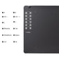 VINSA T1161 Graphics Drawing Tablet Ultra-thin Art Creation Sketch with Battery-free Stylus 8 Pen Nibs 8192 Levels Pressure