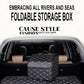 Car Trunk Organizer Box, Large Capacity, Auto Multiuse Tools, Storage Bag, Stowing, Tidying, Leather, Folding for Emergency