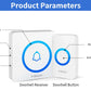 Meian-Smart Home Doorbell, Wireless Outdoor Doorbell, IP65 Waterproof Door Bell, 60 Songs, Smart Security Alarm, Door Bell Chime
