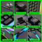 GTX350 Gaming Keyboard Mouse Combos Computer Laptop Backlight Gamer Kit LED Wired Usb Keyboard GTX350 Set-Black