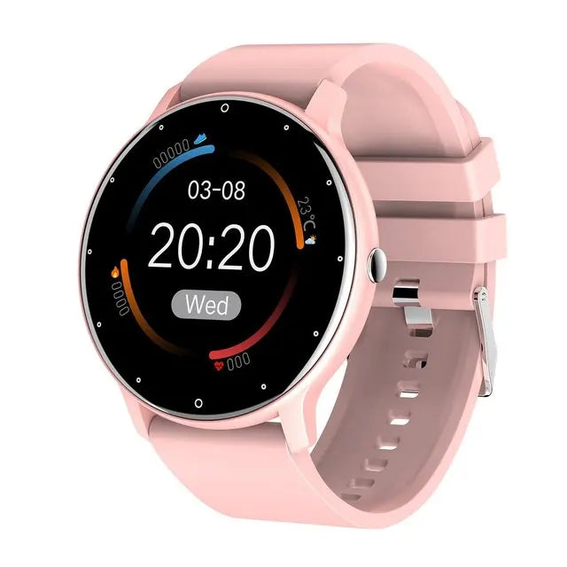 ZL02 Men Smart Watch Full Touch Screen Fitness Tracker IP68 Waterproof Sport Smartwatch BT Call Wrist Watches for Men Women 2026