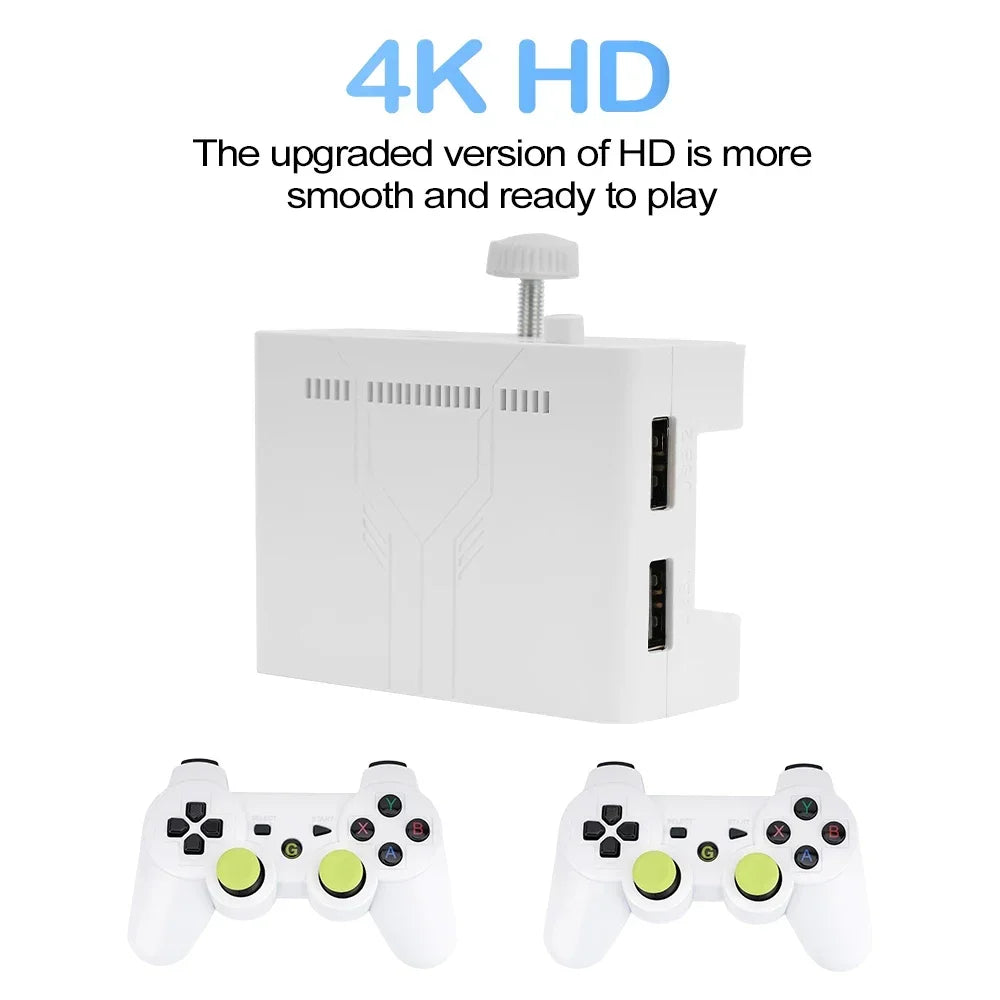 Y7 Video Game Console Linux System 64G/128G/256G Built 12000 Games Rechargeable Wireless Handle Video TV Game Stick Plug & Play