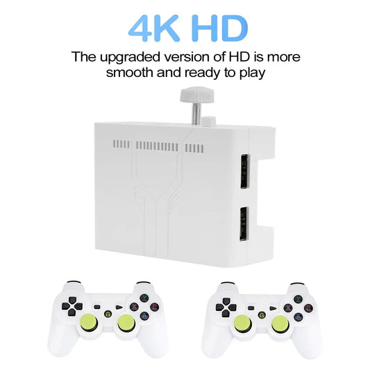 Y7 Video Game Console Linux System 64G/128G/256G Built 12000 Games Rechargeable Wireless Handle Video TV Game Stick Plug & Play