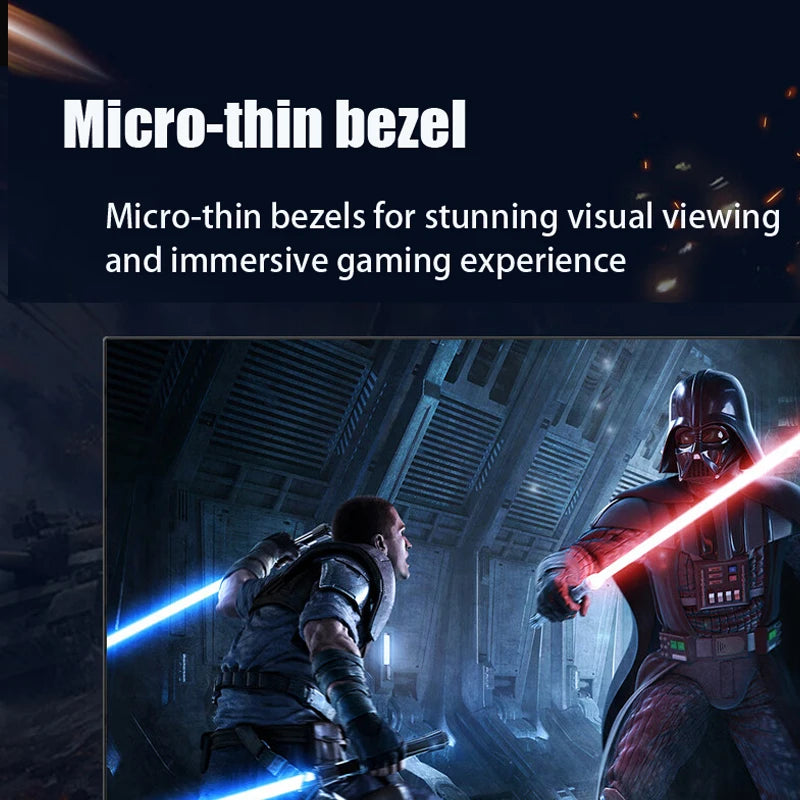 24 inch 1K 165hz Curved Gaming Monitor 144hz 1MS VA FHD Desktop Displays 300cd/m² For PC Monitors Gamer Built-in speaker DP