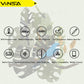 VINSA T1161 Graphics Drawing Tablet Ultra-thin Art Creation Sketch with Battery-free Stylus 8 Pen Nibs 8192 Levels Pressure