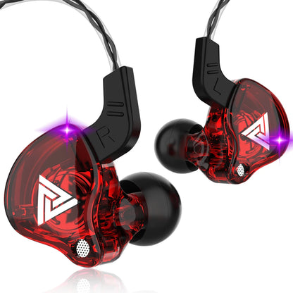 Genuine QKZ AK6 Gaming Headset Gamer Headphones 3.5mm Cable Ear Phones Noise Reduction Hands Free Wired Earphones For Sports
