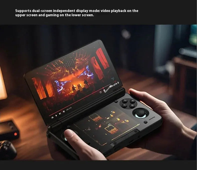 AYN Thor Android Handheld Dual Screen Clamshell 6'' AMOLED Screen 1080p Gaming Entertainment Device