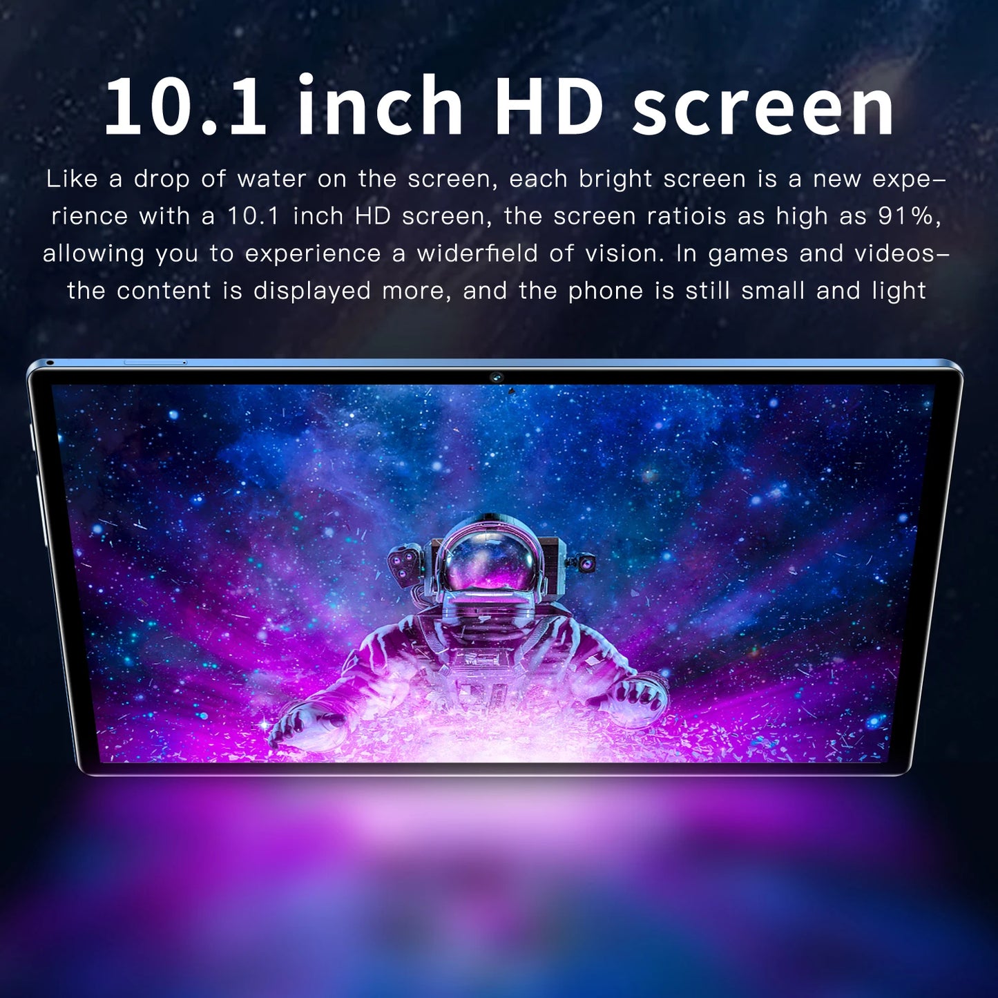 New 10.1 Inch Tablets Octa Core 4GB RAM 64GB ROM Dual SIM Cards 3G Phone Call WiFi Bluetooth Google Play Tablet Pc Android 13