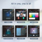 MOES Wifi Touch Center Control Panel，Tuya Screen， Bulid in Alexa Voice Control & ZigBee Gateway For Smart Scenes 4 Inches