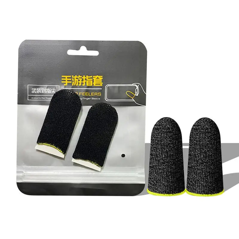 Mobile Game Fingertip Gloves For PUBG Gamer Sweatproof Anti-slip Touch Screen Finger Sleeve Breathable Gaming Finger Cover Cot