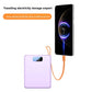 4*18650 Power Bank Cases 10W Battery Holder Portable 22.5W Type C Fast Charging Shell for iPhone Xiaomi With Charging Cable