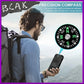 Real Capacity 200000mAh  Large Capacity Solar Power Bank New Portable With Lanyard Compass External Battery Outdoor Camping