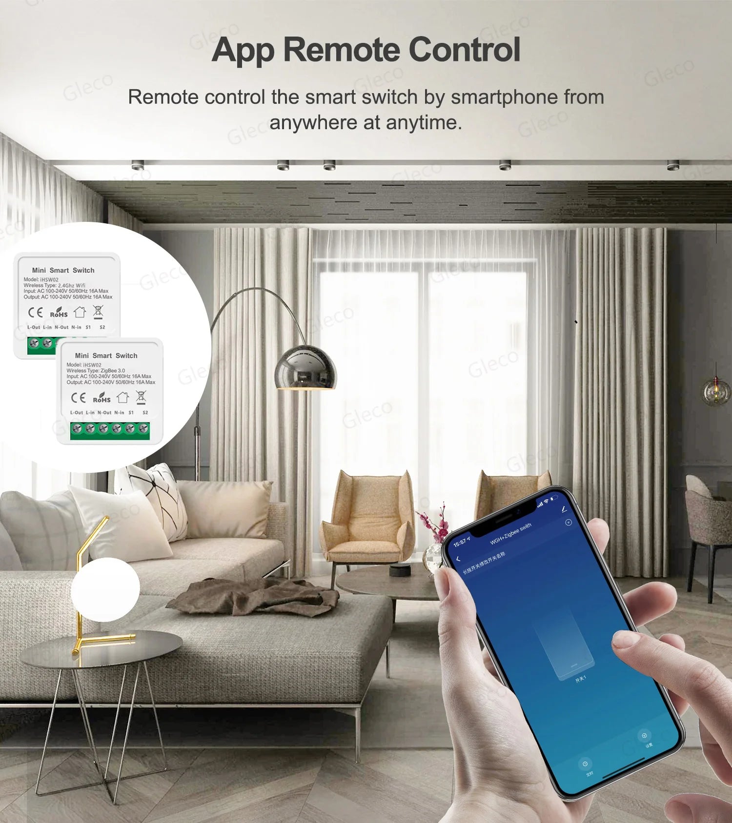 Zigbee 3.0 Mini Smart DIY Switch 2 Way 1/2Channel Control Smart Home Relay Automation Breaker Works With Tuya Alexa Google Home