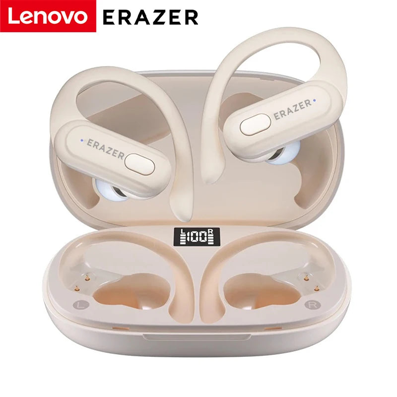 Original Erazer XT60 PRO Sports Wireless Headphones Bluetooth  Earphones HiFi Lenovo Earbuds with Mic Earhook