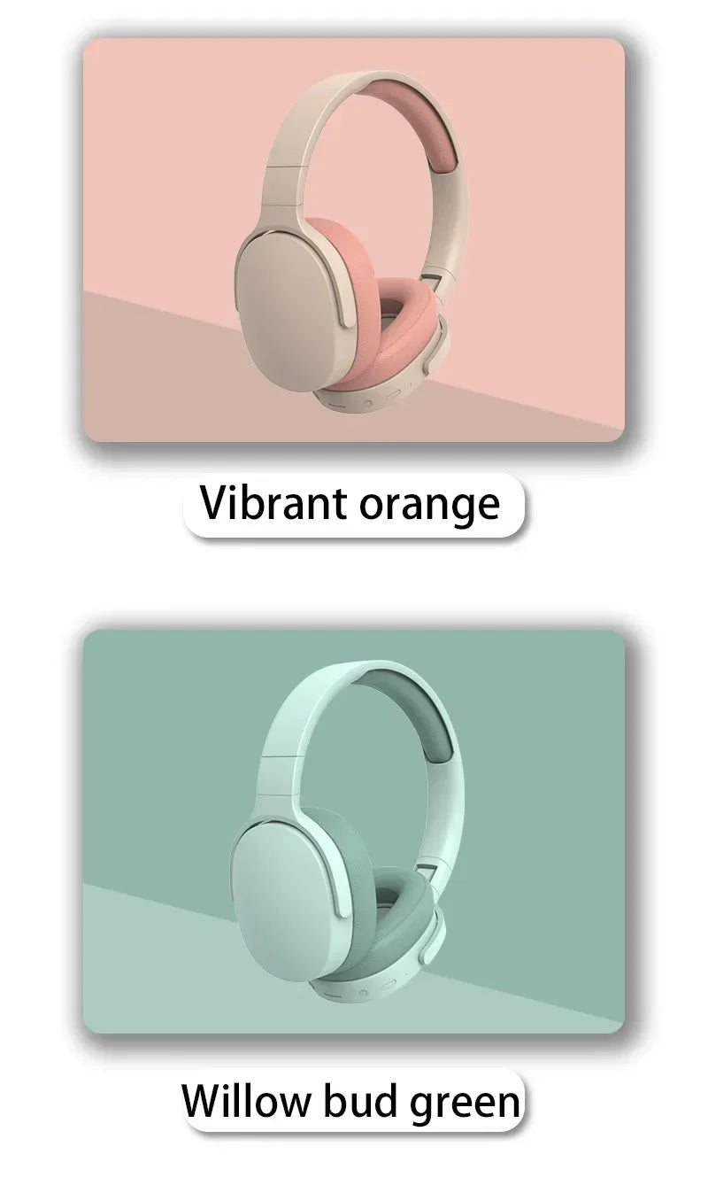 Hot Selling Wireless Headsets Headphones Bluetooth 5.3 Over-ear Earphone For Samsung iPhone Stereo Hifi Game Earbuds With Mic