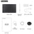VINSA T1161 Graphics Drawing Tablet Ultra-thin Art Creation Sketch with Battery-free Stylus 8 Pen Nibs 8192 Levels Pressure