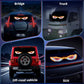 USB Dynamic Devil Eyes Light Car Windshield Dynamic LED Matrix Panel Screen Light for Car Truck Window Decor Lighting 11 Modes