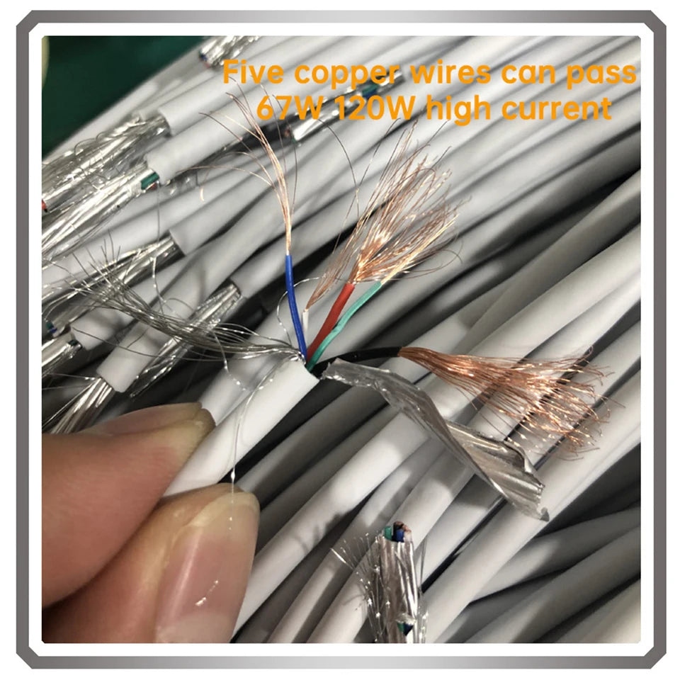 Xiaomi Original Usb Type C Cable 120W 100W 90W 67W Turbo Fast Charger Mi 17 15 14 13 12 T Pro 11 Ultra Poco X6 X7 Redmi Note 10