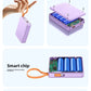 4*18650 Power Bank Cases 10W Battery Holder Portable 22.5W Type C Fast Charging Shell for iPhone Xiaomi With Charging Cable