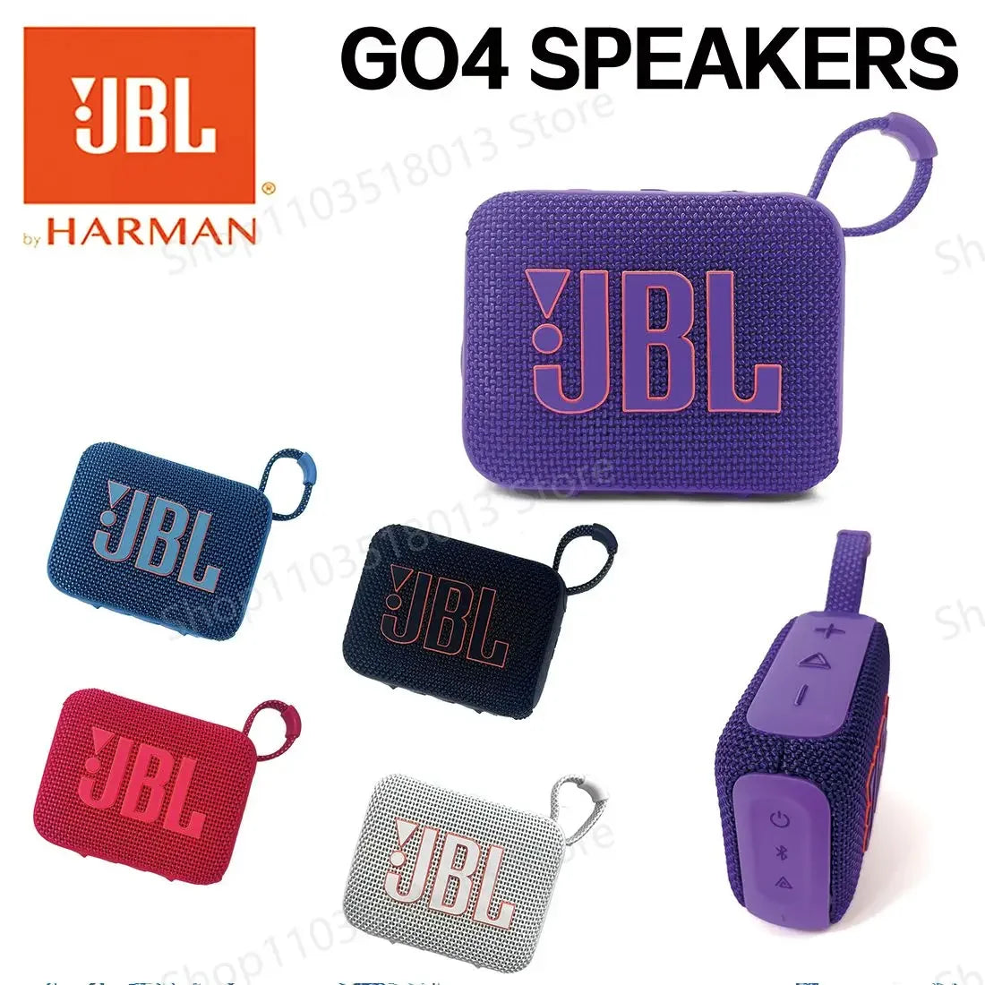 Original JBL GO 4 Wireless Bluetooth Speaker Portable Waterproof Speaker Outdoor Speakers Sports  Speaker JBL GO4 Bluetooth 5.3