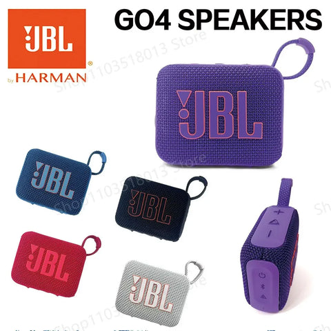 Original JBL GO 4 Wireless Bluetooth Speaker Portable Waterproof Speaker Outdoor Speakers Sports  Speaker JBL GO4 Bluetooth 5.3