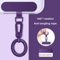 Metal Phone Lanyard Gasket Patch Rotatable Metal Buckle Hanging   Steel Clip Card Cord Tab Mobile Phone Accessories