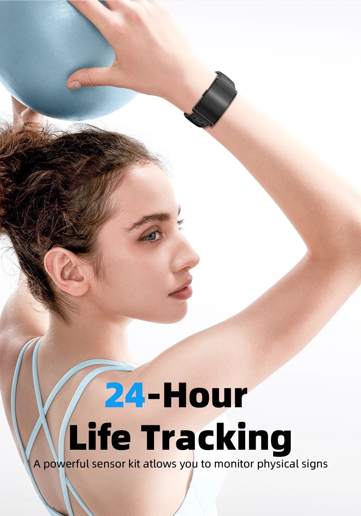 LIGE New GPS Sports Smart Bracelet Men AI Healthy Blood Pressure Fitness Tracker Pedometer Call Reminder Smartwatch Band Women