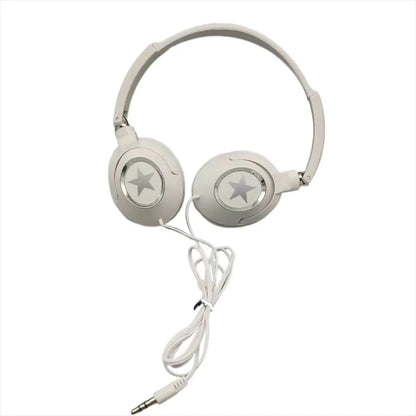 Sound Wired Headphones Over Ear Headset Bass HiFi Sound Music Stereo Earphones Flexible Adjustable Headset For PC Mobile