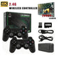 Basix 2.4G Dual Wireless Video Game Stick Joystick Console Gaming Stick 4K 20000+ Gaming 64GB Retro Gaming Thanksgiving Gift