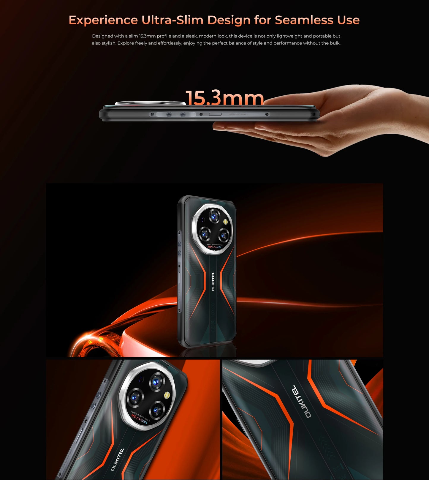 【World premier】Oukitel WP55 Pro 5G Rugged Smartphone 48GB(16+32) +512GB 11000mAh 33W  108MP 6.6"  FHD+ Cell Phone