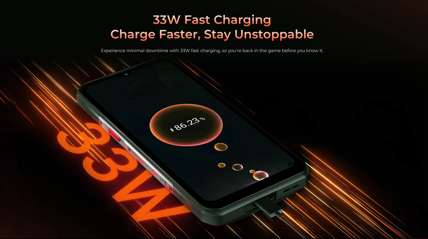 【World premier】Oukitel WP55 Pro 5G Rugged Smartphone 48GB(16+32) +512GB 11000mAh 33W  108MP 6.6"  FHD+ Cell Phone
