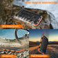 Real Capacity 200000mAh  Large Capacity Solar Power Bank New Portable With Lanyard Compass External Battery Outdoor Camping
