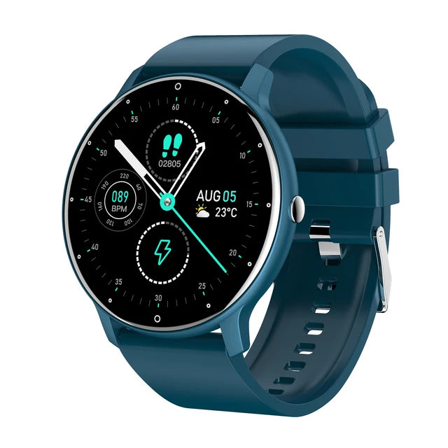 ZL02 Men Smart Watch Full Touch Screen Fitness Tracker IP68 Waterproof Sport Smartwatch BT Call Wrist Watches for Men Women 2026