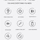 Extra Large TWS Bone Conduction Bluetooth Speaker TWS Wireless Support TF Card Play Music Subwoofer Vibration Stereo Audio