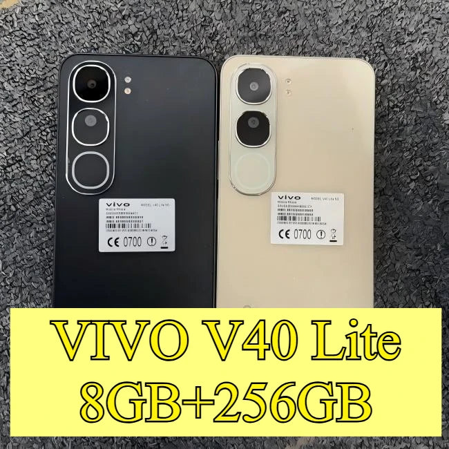 VIVO V40 Lite Smartphone 6.78'' HD+ Display 50MP Dual Camera 5000mAh Big Battery 44W Fast Charging Android 14 Mobile Phone